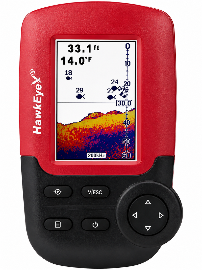 HawkEye FishTrax 1 Portable Fish Finder with VirtuView ICON Display
