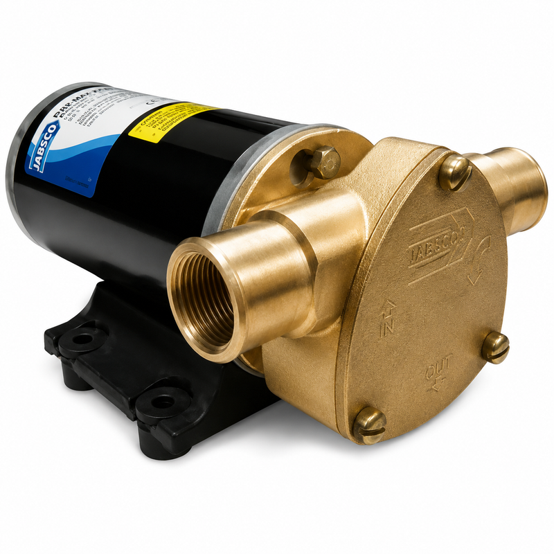 Jabsco 22610-9407 Self Priming Wakeboard & Ski Boat 15 GPM Ballast Pump with Deutsch Connector