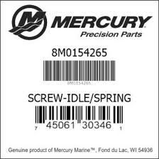 Mercury MerCruiser Carburetor Idle Mixture Screw Kit 811539