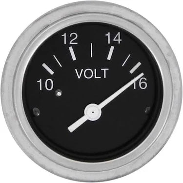Sierra 80134P Heavy Duty Series 2" 12V Voltmeter Gauge — 10–16 VDC