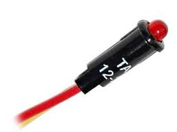 Blue Sea Systems LED Indicator Light Red 11/64 in 12V - BSS-8171