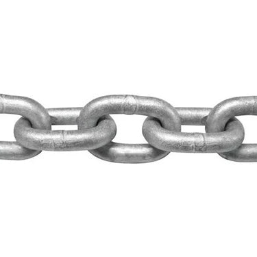 Grade 30 Proof Coil Hot Dip Galvanized Chain, 1/4" x 141' Pail