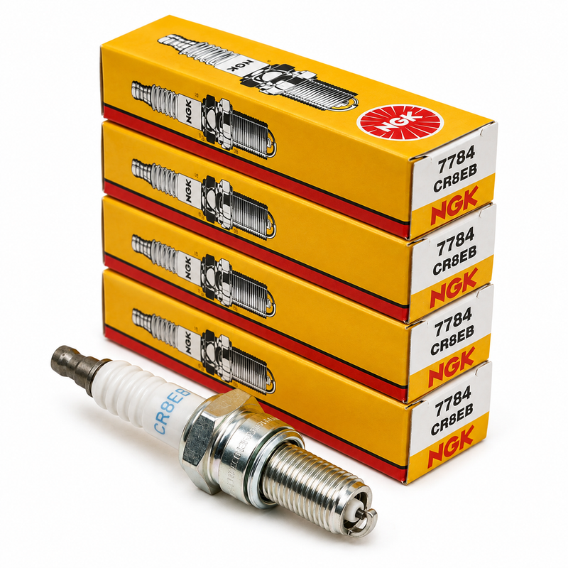 NGK CR8EB Spark Plug | #7784 | 4-Pack | Kawasaki Jet Ski & Personal Watercraft