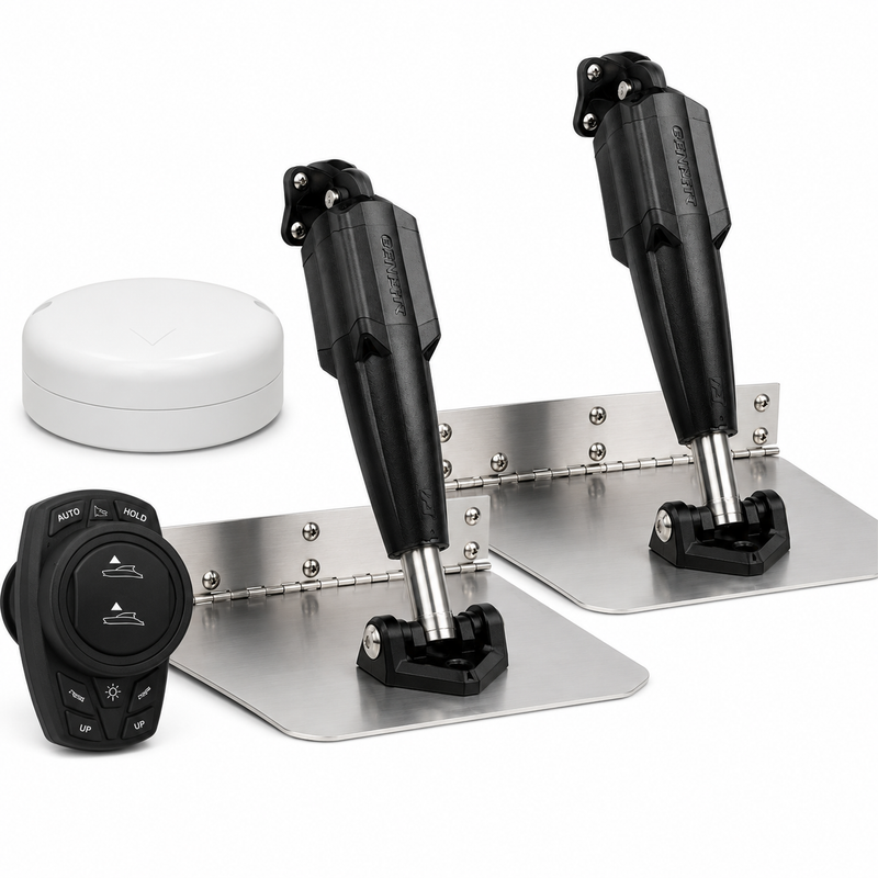 Lenco Pro Control Auto 12V Trim Tab System – 12" x 12" Standard Kit (15184-107)