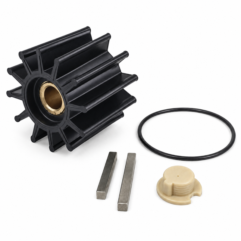 Sherwood Raw-Water Pump Neoprene Impeller Kit 12-Blade - 17000K-SHW