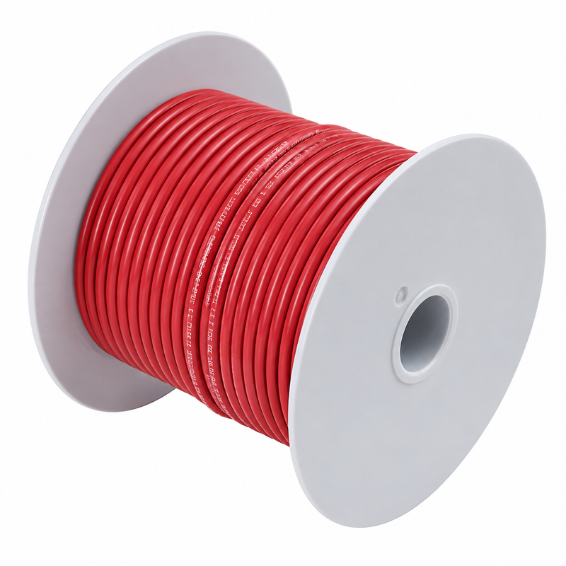 8 AWG Tinned Marine Battery Cable – Red, 100 ft | ANC-111510