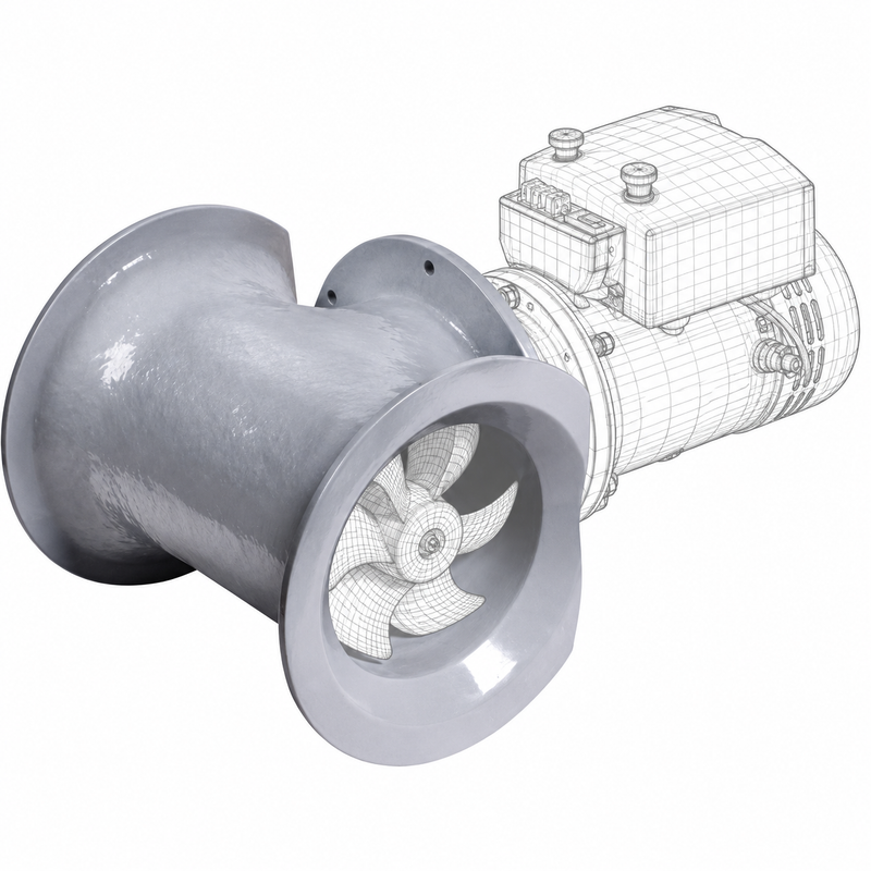 Vetus — Stern Thruster Tunnel Kit 185 mm GRP — VTS-STERN185P