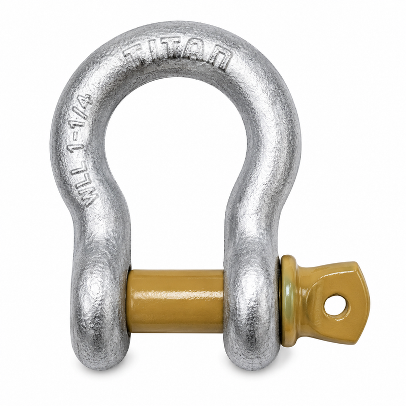 Titan High Tensile Galvanized Anchor Shackle – 1-1/4"