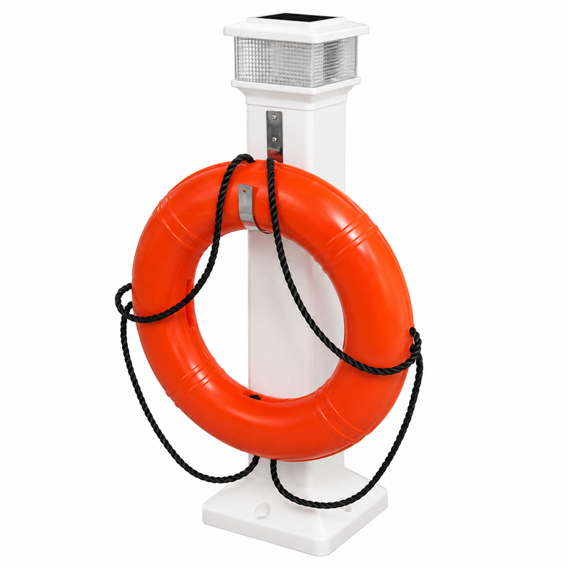 Dock Edge Solar Sentinel 35" Dock Light with Tapered Pillar