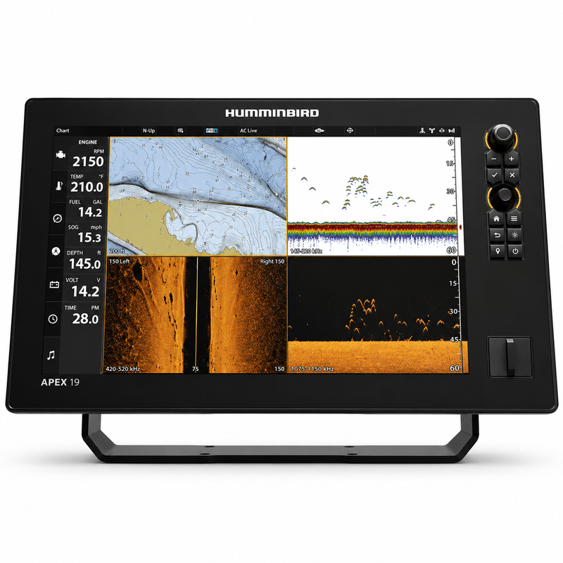 Humminbird APEX 19 MSI+ VX — 19" Full-HD Chartplotter & Fishfinder with Transducer