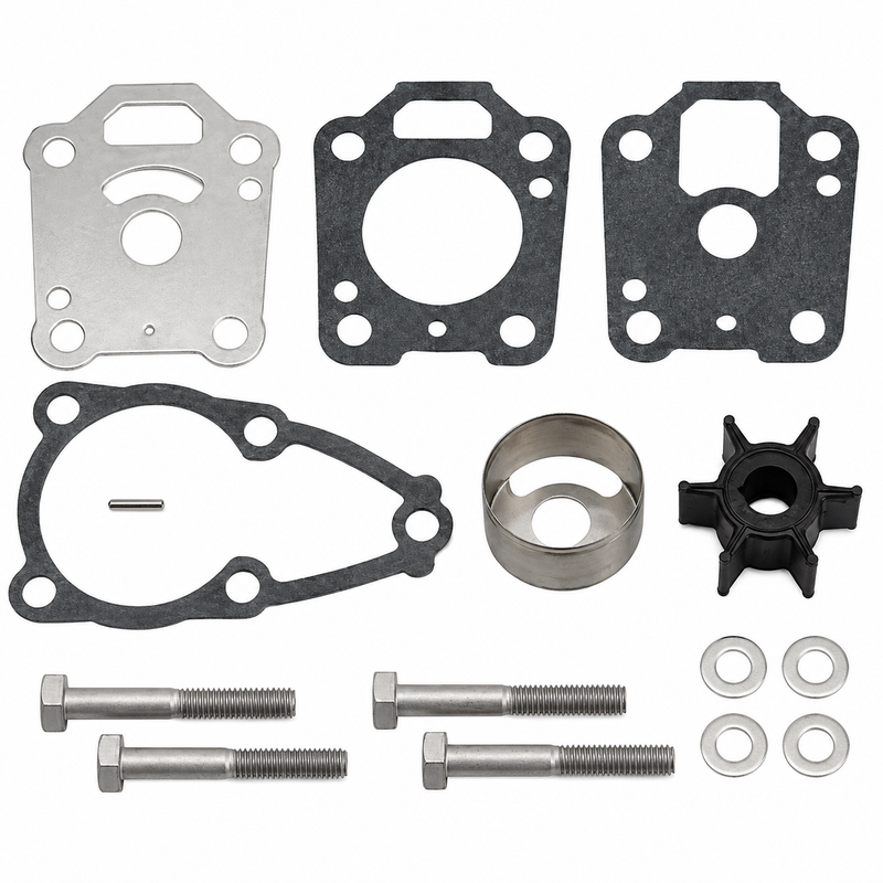 Mercury Quicksilver Water Pump Repair Kit 8M0155395 — 4–60 HP FourStroke Outboard