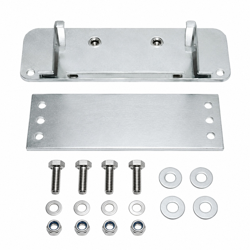 T-H Marine AHJMCMA Micro Jacker Clamp-On Outboard Motor Adapter – No-Drill Jackplate Mount