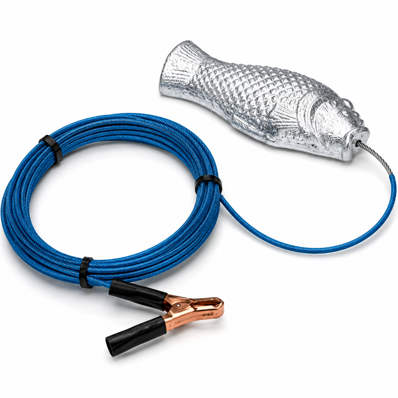 Martyr Grouper Hanging Anode with 15’ Cable – Zinc | Saltwater (CMGROUPER)