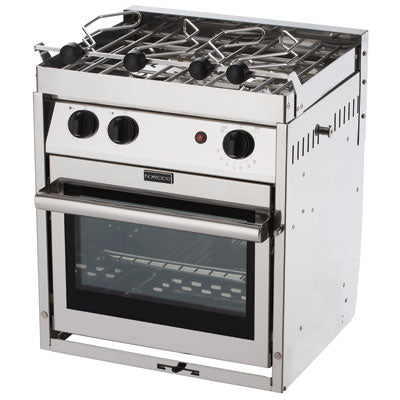 Force 10 2-BURNER Range - 2 Brnr Oven/broil Euro Compact | F63258