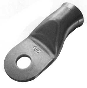 FTZ Tinned Lugs - (10)2GA Tinned Lug 3/8"STUD | 91037