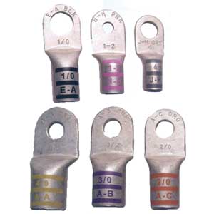 FTZ Tinned Lugs-hd - (10) 3/O 5/16in Power Lug | 91776