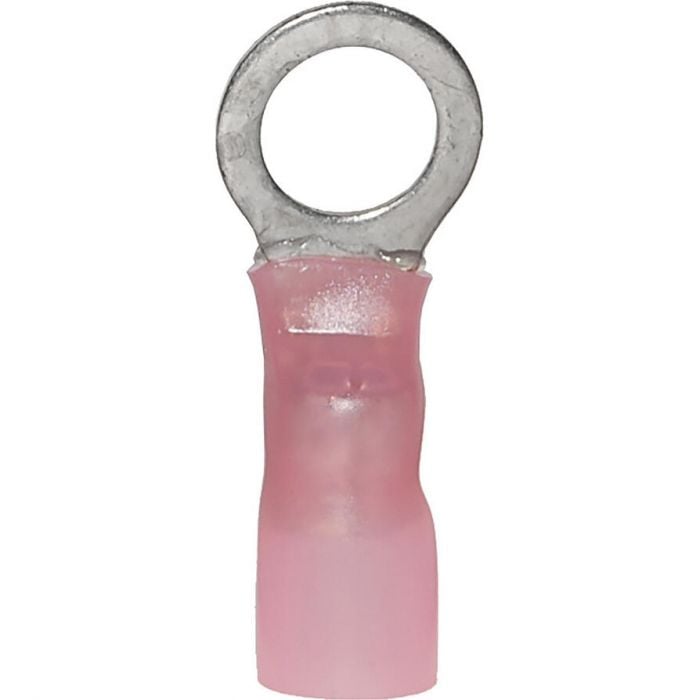 Heat Shrink Ring Terminal 8 AWG 1/4" Stud 25-Pack (1385313)