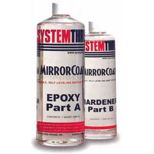 System Three Mirror Coat Epoxy - Mirror Coat Kit 710ML (24OZ) | 0500K40