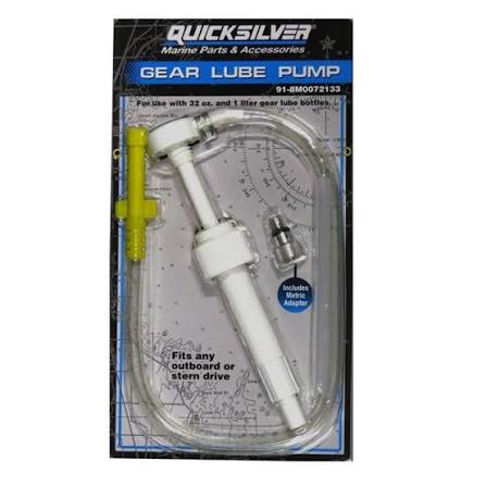 Quicksilver 850730Q1 Gear Lube Pump – Fits 2.5 Gallon Jug, Mercury & MerCruiser