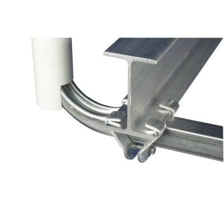 C.E. Smith 27648 PVC Post Guide-Ons – 60", I-Beam Frame, White (Pair)