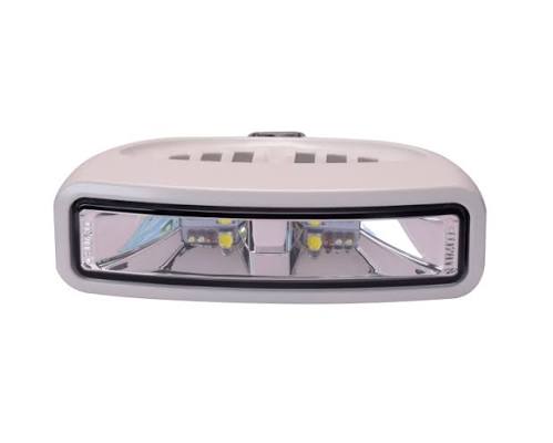 Lumitec Caprera3 Bracket Mount LED Flood Light – White, White Housing (101714)
