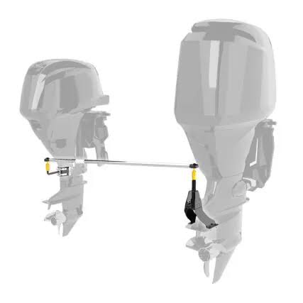 EZ-Steer EZUKIT310003 Universal Auxiliary Outboard Steering Kit – 29–33" C-C, 3" Offset