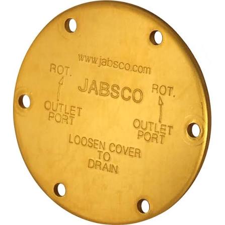 Jabsco 6-Hole Pump End Cover Plate - JAB-11831-0000