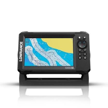 Lowrance Eagle 7 Fish Finder — SplitShot HD with C-MAP US Inland Charts