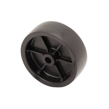 Fulton 6" Replacement Poly Jack Wheel – Black, No Hardware (0917501S00)