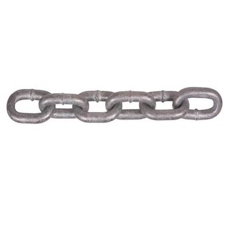 Grade 30 Proof Coil Hot Dip Galvanized Chain, 1/4" x 141' Pail