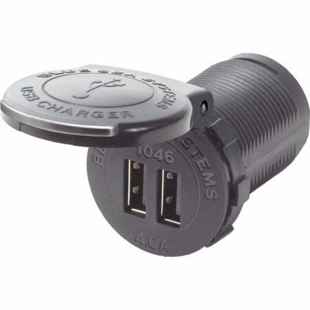 Blue Sea Systems 12VDC Socket with Dual USB Output – 2.1A