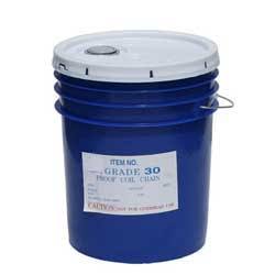 Grade 30 Proof Coil Hot Dip Galvanized Chain, 5/16" x 92' Pail