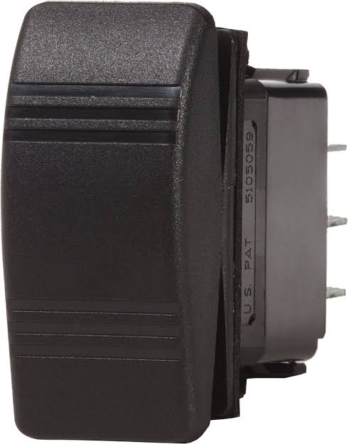 Blue Sea Systems Switch SPDT On-off-on Black - BSS-8285