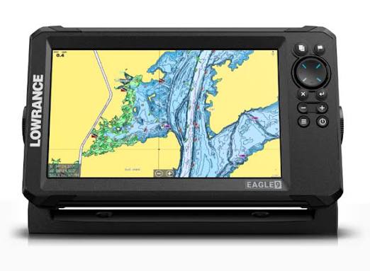 Lowrance Eagle 7 Fish Finder — TripleShot HD with C-MAP US Inland Charts