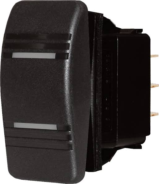 Blue Sea Systems Switch DPDT On-off-on Black - BSS-8286
