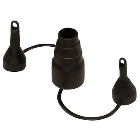 WOW 12V DC Air Pump with 3 Universal Valve Adapters