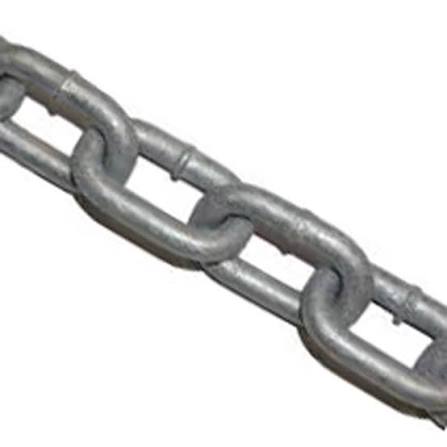 Grade 30 Proof Coil Hot Dip Galvanized Chain, 3/16" x 250' Pail