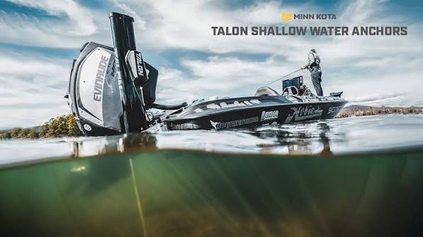 Minn Kota Talon 15' Shallow Water Anchor – Black/Black | 1810462