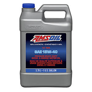 AMSOIL 15W-40 Heavy-Duty Diesel & Marine Oil AME1GC | 3.78 L