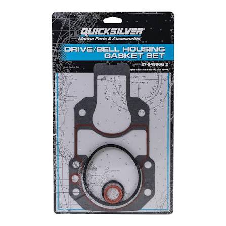 Quicksilver 94996Q2 Bell Housing Gasket Kit — MerCruiser R, MR & Alpha One Gen II
