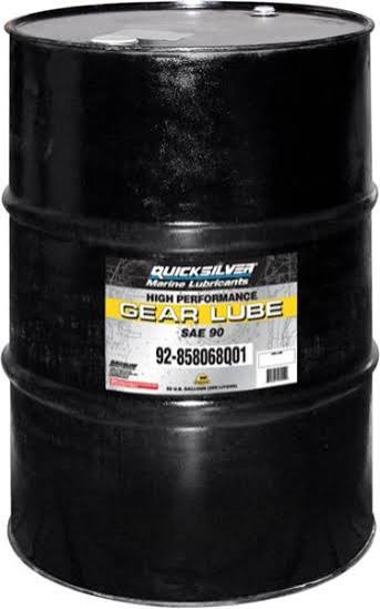 Quicksilver SAE90 High Performance Gear Lube – 55 Gallon Drum (92-8M0222058)