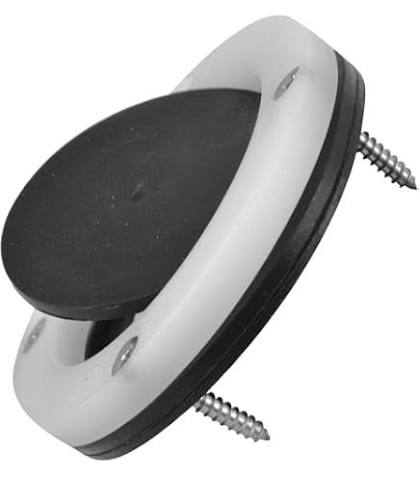 Seachoice 2-7/8" Scupper Valve Kit — Self-Bailing Cockpit Drain (50-18261)