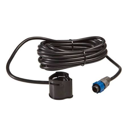 Lowrance Shoot-Thru-Hull Pod Transducer — Med/High CHIRP with Remote Temp | 000-14887-001