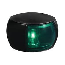 Hella NaviLED Starboard (Green) Side Light – Black Housing, Green Lens | 980520201