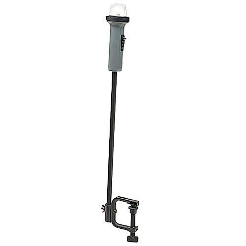 Seachoice Portable Bow Light – Red/Green, Horizontal Clamp Mount, 24" Pole, Battery-Operated