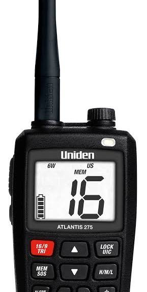 Uniden Atlantis 275 Floating Handheld VHF Radio with DSC