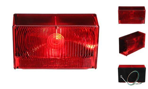 Seachoice 7-Function Submersible Combination Tail Light – Passenger Side, 80"+ Trailers (50-51481)