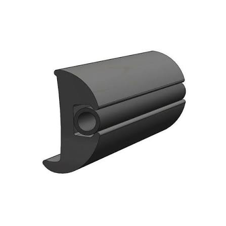 TACO Flex Vinyl Rub Rail Kit – 50 ft., Black (V112423BBK502)