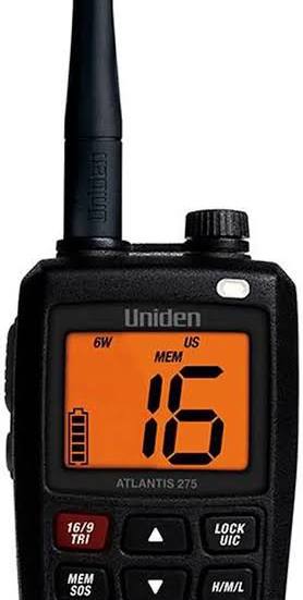 Uniden Atlantis 275 Floating Handheld VHF Radio with DSC