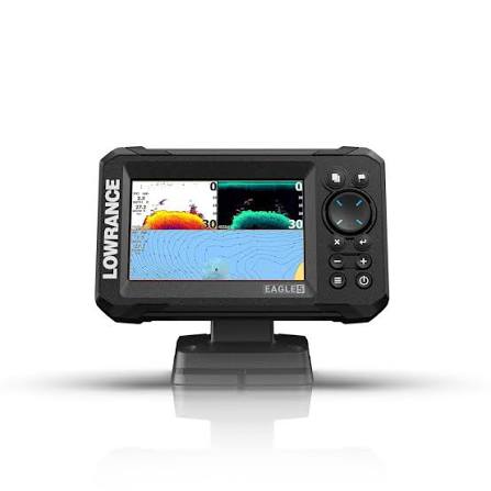 Lowrance Eagle 5 Fish Finder with SplitShot HD Transducer & C-MAP DISCOVER Charts (00016226001)